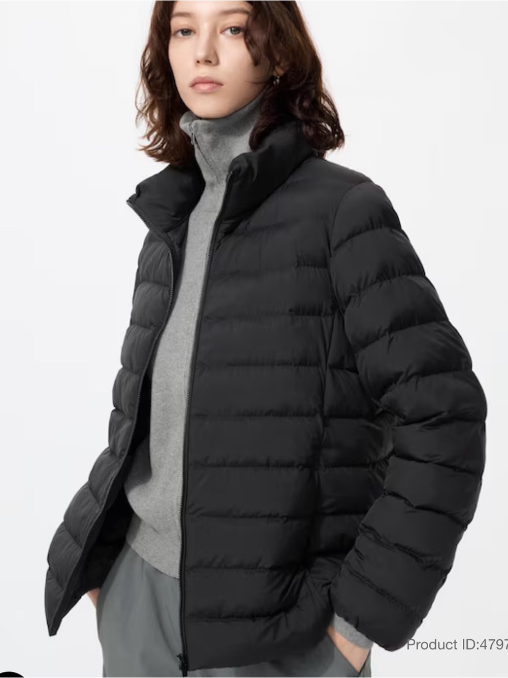 Uniqlo Black Women's Lightweight Puffer Jacket